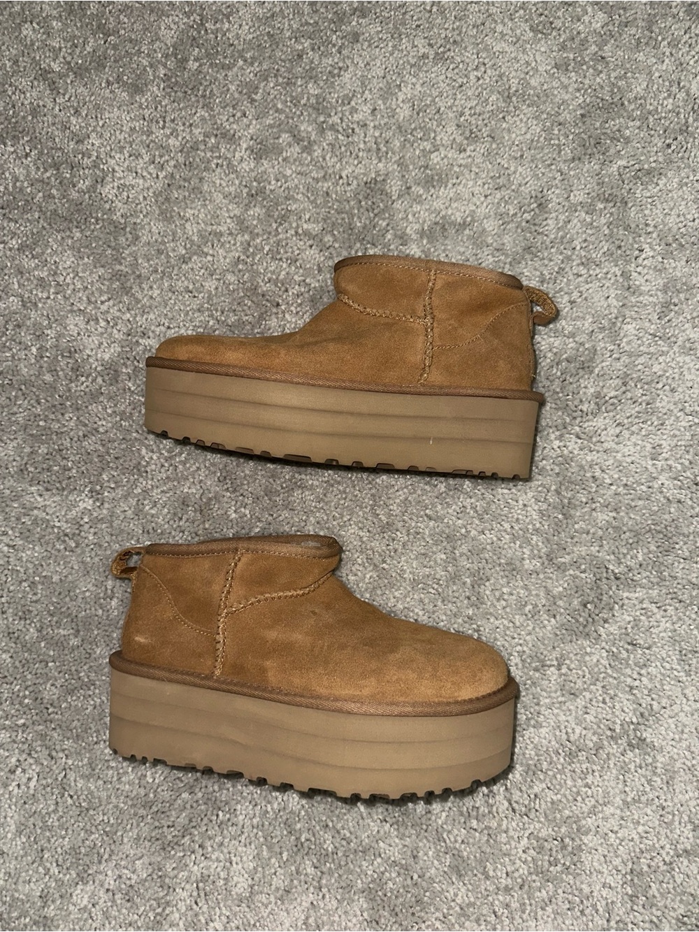 UGG Women’s Chestnut Suede Platform Boots